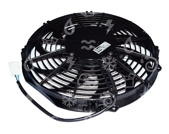 ventilátor univerzální tlačný průměr 280 mm - 10 lopatek, 12 V, VA09-AP8/C-54S